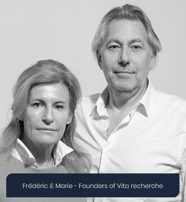 Frédéric & Marie, Founders of Vita Recherche